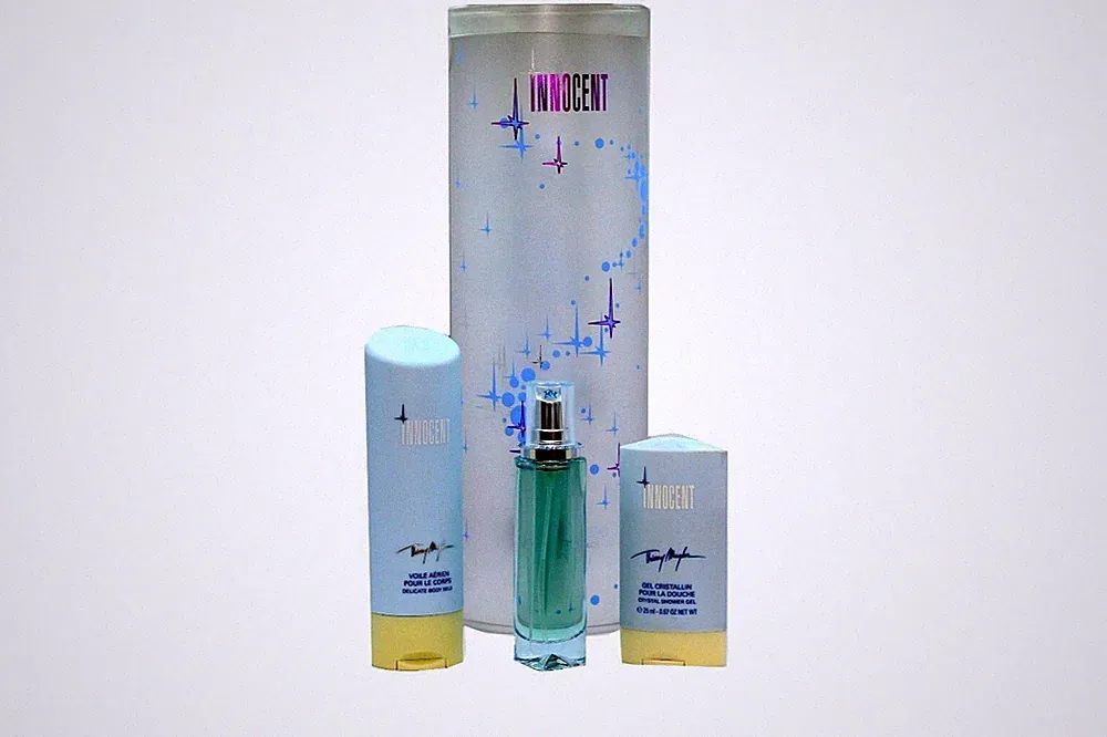 ANGEL INNOCENT BY THIERRY MUGLER 3 PIECE GIFT SET EAU DE PARFUM SPRAY 25ML NIB