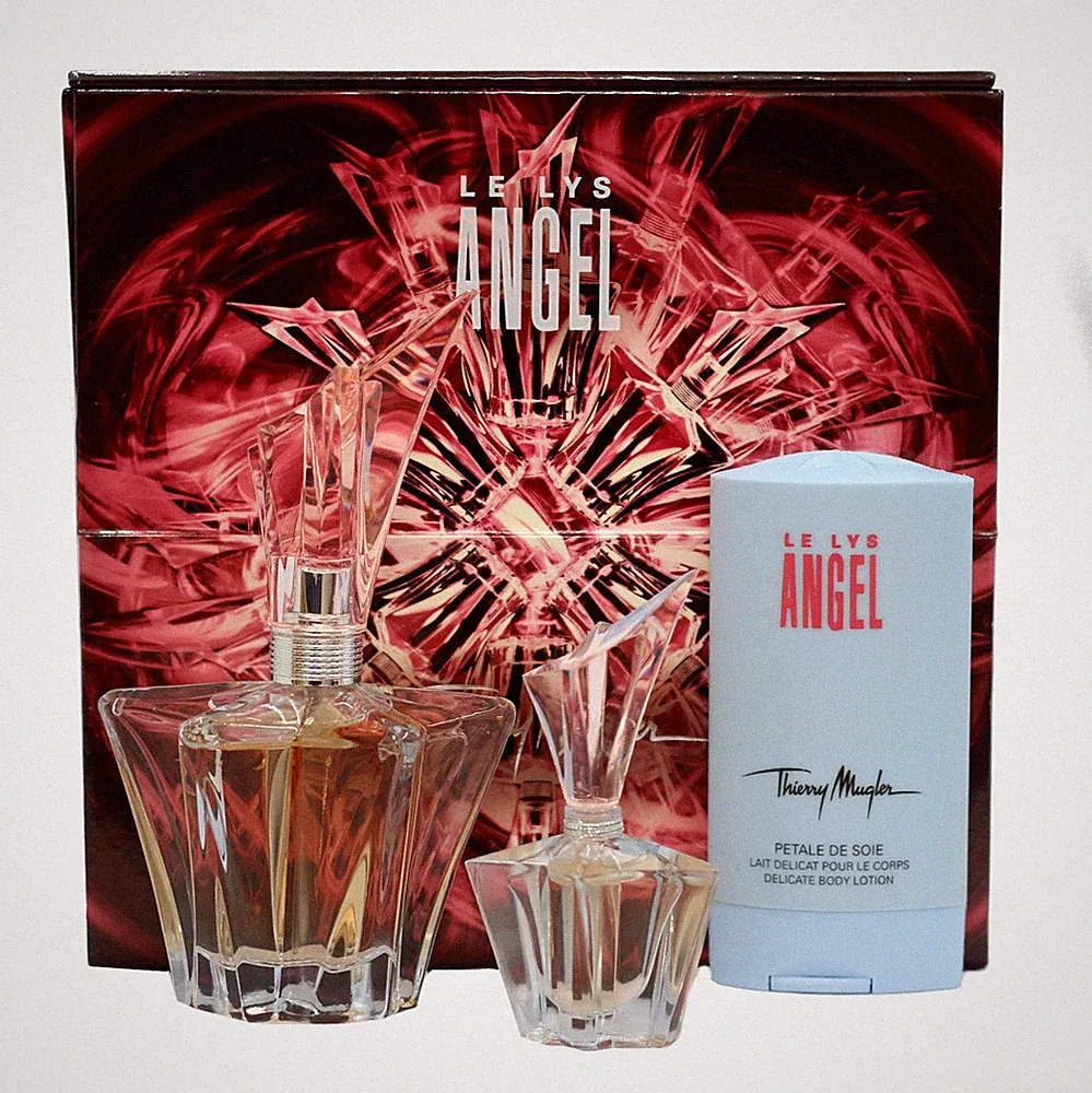 THIERRY MUGLER ANGEL LE LYS 3 PIECE GIFT SET EAU DE PARFUM SPRAY 25ML NIB