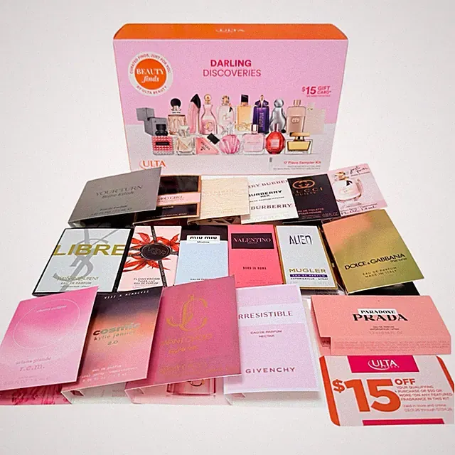 Ulta Beauty Perfume Sample Set 2026 17pc Darling Discoveries Fragrance Sampler
